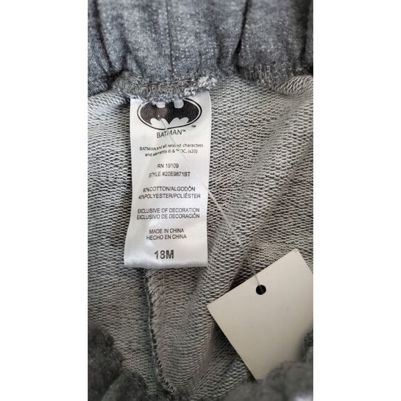 DC Comics Infant/Toddler 18 Month Boys Red USA Batman T-Shirt & Shorts‎ Set New - Picture 3 of 5